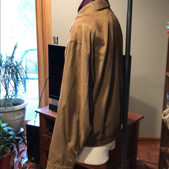 Vegan Suede bomber jacket - Picture 3 of 16